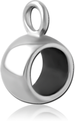 SURGICAL STEEL GRADE 316L BEAD 5.0 - 5.2 MM HOLE