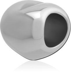 SURGICAL STEEL GRADE 316L BEAD 5.0 - 5.8 MM HOLE - HEART