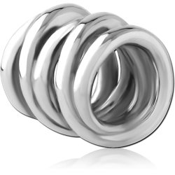 SURGICAL STEEL GRADE 316L BEAD 5.0 - 5.2 MM HOLE