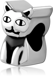 SURGICAL STEEL GRADE 316L BEAD 5.0 - 5.2 MM HOLE