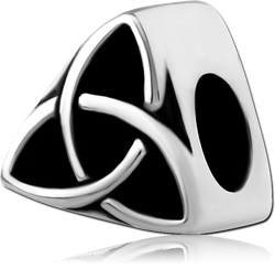 SURGICAL STEEL GRADE 316L BEAD 5.0 - 5.2 MM HOLE - TRINITY