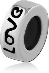 SURGICAL STEEL GRADE 316L BEAD 6.0 - 7.0 MM HOLE