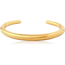 GOLD PVD COATED BASE METAL BANGLE