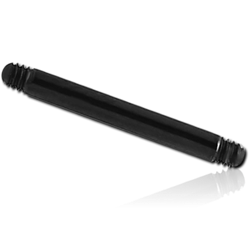 BLACK PVD COATED SURGICAL STEEL GRADE 316L MICRO BARBELL PIN