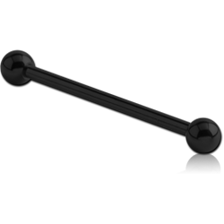 BLACK PVD COATED TITANIUM ALLOY MICRO BARBELL