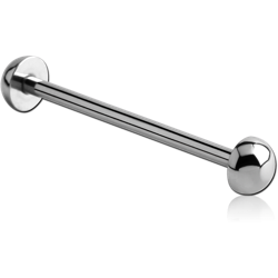 SURGICAL STEEL GRADE 316L BARBELL WITH HALF BALL