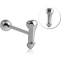 SURGICAL STEEL GRADE 316L PENIS BARBELL