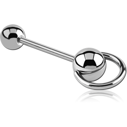 SURGICAL STEEL GRADE 316L SLAVE BARBELL