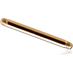 GOLD PVD 18K COATED SURGICAL STEEL GRADE 316L BARBELL PIN
