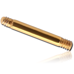 GOLD PVD COATED SURGICAL STEEL GRADE 316L MICRO BARBELL PIN
