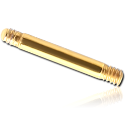 GOLD PVD COATED SURGICAL STEEL GRADE 316L MICRO BARBELL PIN