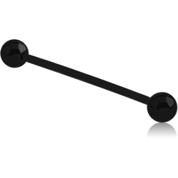 BIOFLEX® BARBELL WITH BLACK PVD COATED TITANIUM ALLOY BALLS