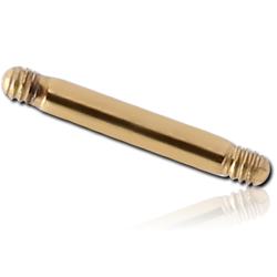 ZIRCON GOLD PVD COATED SURGICAL STEEL GRADE 316L MICRO BARBELL PIN