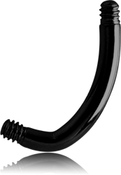 BLACK PVD COATED SURGICAL STEEL GRADE 316L J-BAR PIN