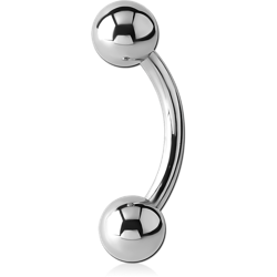 SURGICAL STEEL GRADE 316L CURVED BARBELL