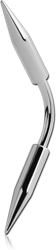 SURGICAL STEEL GRADE 316L CURVED BARBELL WITH LONG SPIKES
