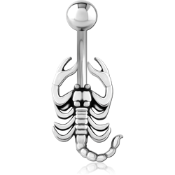 SURGICAL STEEL GRADE 316L NAVEL BANANA