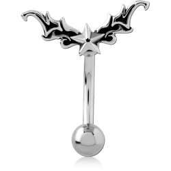 SURGICAL STEEL GRADE 316L NAVEL BANANA