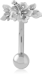 SURGICAL STEEL GRADE 316L NAVEL BANANA