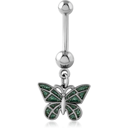 SURGICAL STEEL GRADE 316L NAVEL BANANA