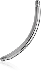 SURGICAL STEEL GRADE 316L MICRO CURVED BARBELL PIN