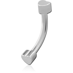 SURGICAL STEEL GRADE 316L FANCY MICRO CURVED BARBELL