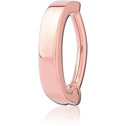 ROSE GOLD PVD COATED SURGICAL STEEL GRADE 316L BELLY CLICKER