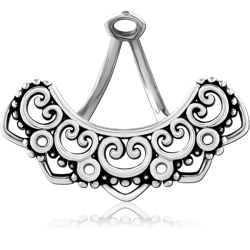 SURGICAL STEEL GRADE 316L NAVEL HANGERS FOR BANANA