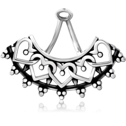 SURGICAL STEEL GRADE 316L NAVEL HANGERS FOR BANANA