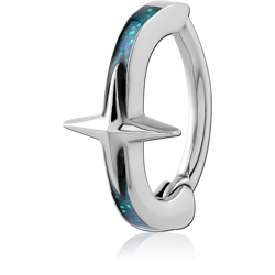 SURGICAL STEEL GRADE 316L JEWELED BELLY CLICKER