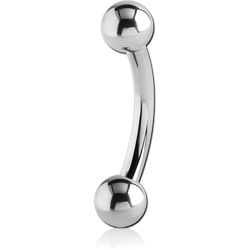 TITANIUM ALLOY CURVED BARBELL