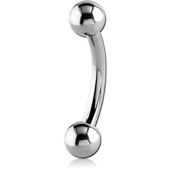 TITANIUM ALLOY MICRO CURVED BARBELL