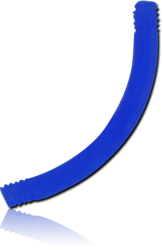 UV POLYMER FLEXIBLE MICRO CURVED BARBELL PIN