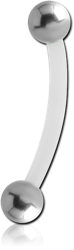 STERILE BIOFLEX® MICRO CURVED BARBELL WITH STEEL BALLS