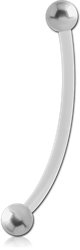 STERILE BIOFLEX MICRO CURVED BARBELL WITH TITANIUM ALLOY BALLS