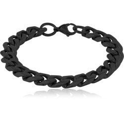BLACK PVD COATED SURGICAL STEEL GRADE 316L BRACELET