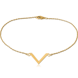 GOLD PVD COATED SURGICAL STEEL GRADE 316L BRACELET