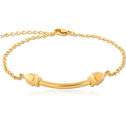 GOLD PVD COATED SURGICAL STEEL GRADE 316L BRACELET