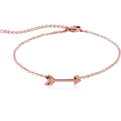 ROSE GOLD PVD COATED SURGICAL STEEL GRADE 316L BRACELET