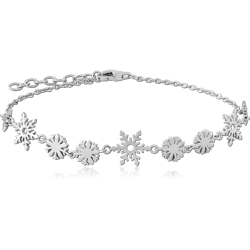 STERLING SILVER 925 RHODIUM COATED BRACELET