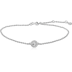 STERLING SILVER 925 RHODIUM COATED BRACELET