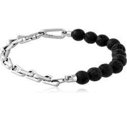 STERLING 925 SILVER RHODIUM PLATED JEWELED BRACELET