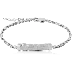 STERLING 925 SILVER RHODIUM PLATED BRACELET