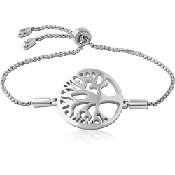 SURGICAL STEEL GRADE 316L  BRACELET - TREE