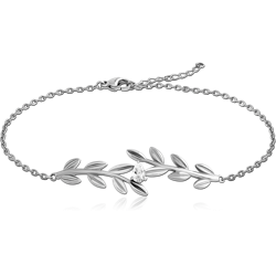 SURGICAL STEEL GRADE 316L JEWELED BRACELET