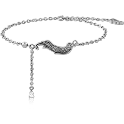 SURGICAL STEEL GRADE 316L JEWELED BRACELET