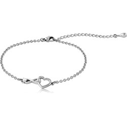 SURGICAL STEEL GRADE 316L JEWELED BRACELET