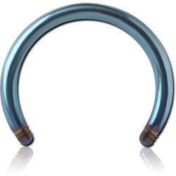 ANODISED SURGICAL STEEL GRADE 316L CIRCULAR BARBELL PIN