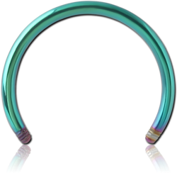 ANODISED SURGICAL STEEL GRADE 316L MICRO CIRCULAR BARBELL PIN