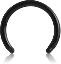 STERILE BLACK PVD COATED TITANIUM ALLOY CIRCULAR BARBELL PIN